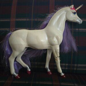 Vintage Barbie Starlight Unicorn Toy Horse Mattel 2000